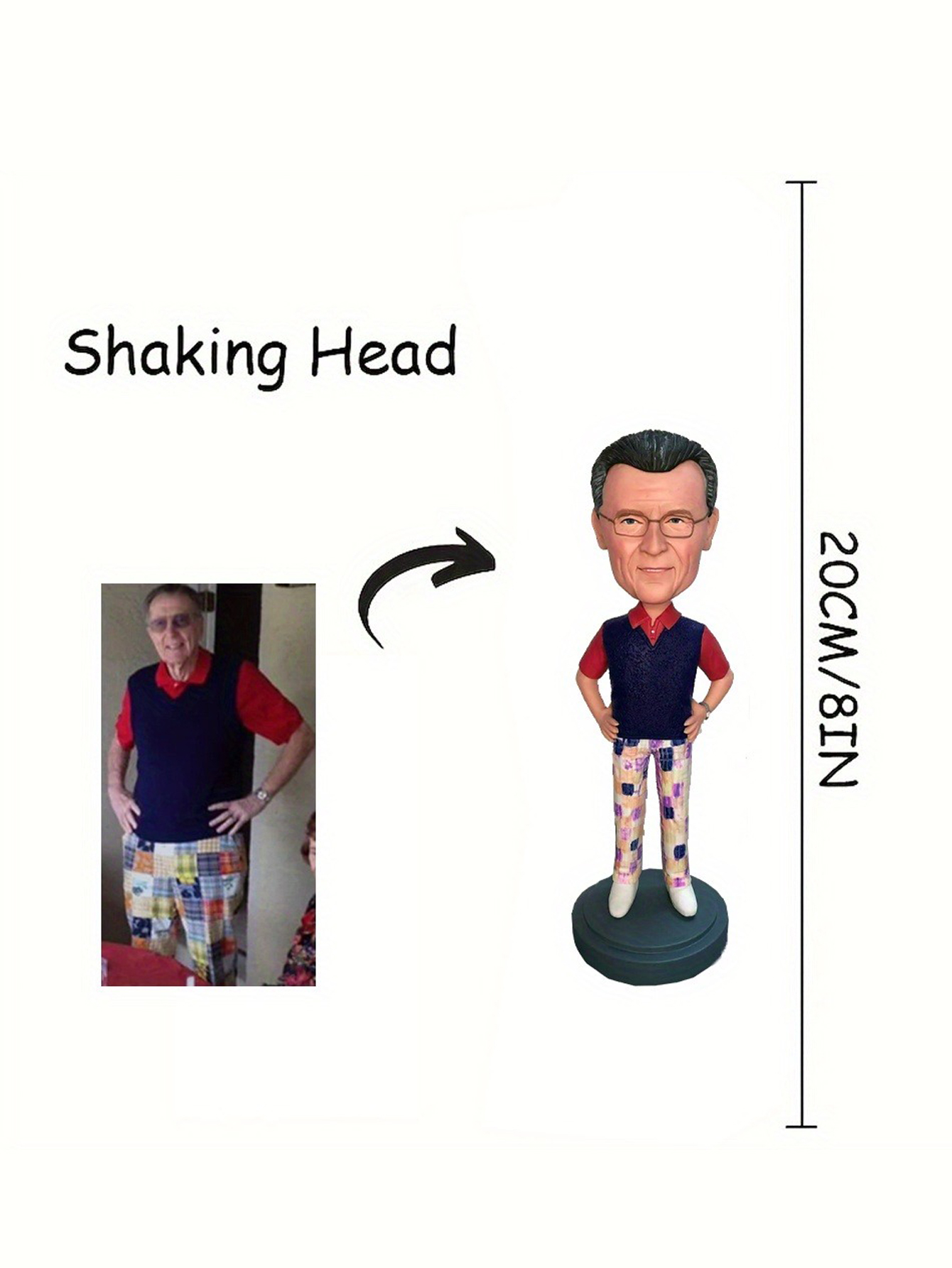 Customize Personalized Cartoon Clay Figurines Photo-Customized Exclusive Gifts